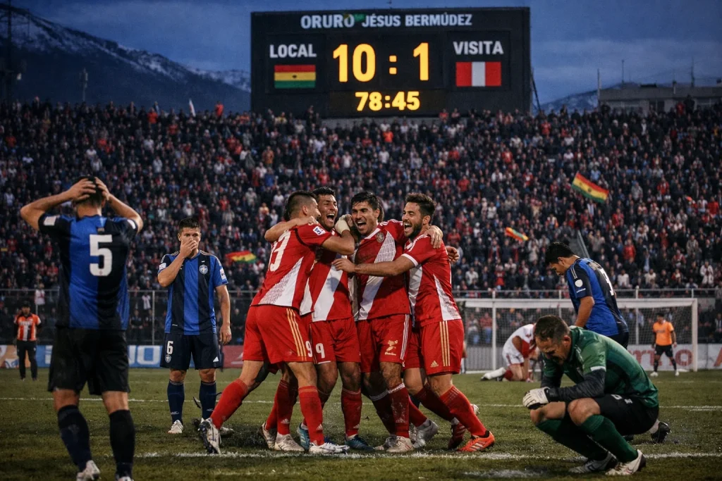 Real Oruro vs Blooming 10:1: resumen y análisis del partido más loco del año